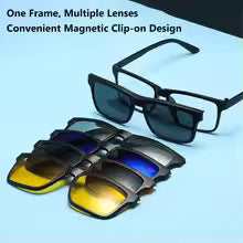 SunGlasses - Cycling/Driving Polarized Magnetic Clip On Sunglasses UV400 Protection