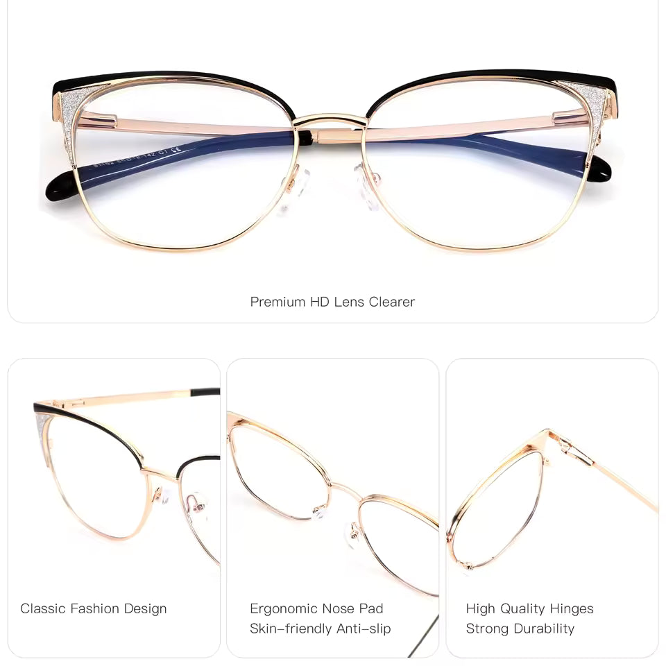 BLUEMOKY M Size Popular Metal Cat Eye