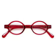 Blue Frame Retro Smart Reading Glasses