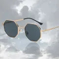Trendy Metal Frame Sunglasses