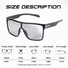 CRIXLAIS Fashion Photochromic Polarized Sunglasses