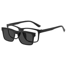 PC 2In 1 New Style Magnet Clip On Glasses