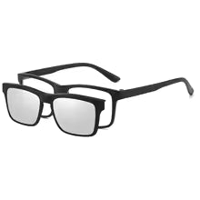 PC 2In 1 New Style Magnet Clip On Glasses