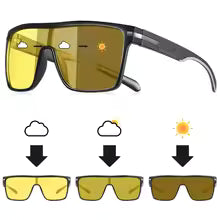 CRIXLAIS Fashion Photochromic Polarized Sunglasses