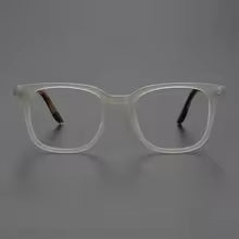 ashion Vintage Frosted Square Optical Glasses